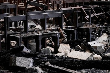 کلیسای نوتردام؛ یک ماه پس از آتش‌سوزی