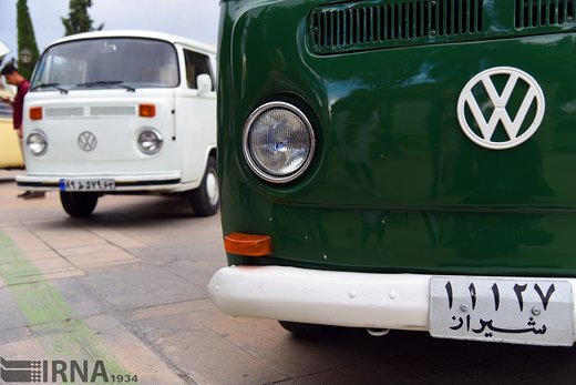 گردهمایی خودروهای کلاسیک فولکس در شیراز