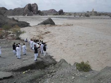 رود سرباز زنده شد، سد آن لبریز