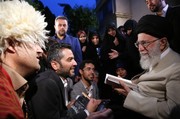 تصاویر | دیدار شاعران و استادان زبان و ادب پارسی با رهبر انقلاب