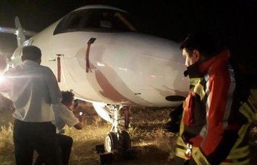 تصاویر | خروج جت روسی از باند مهرآباد