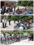 همایش ارتقاء ایمنی راکبان موتورسیکلت در روستای ایمان‌آباد ازنا