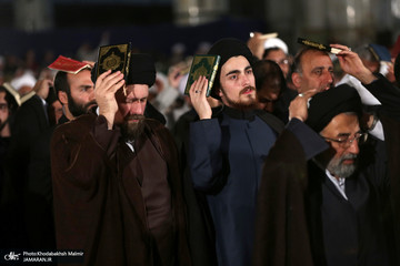 مراسم احیای شب نوزدهم ماه رمضان در حرم مطهر امام خمینی(ره)