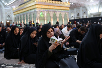 مراسم احیای شب نوزدهم ماه رمضان در حرم مطهر امام خمینی(ره)