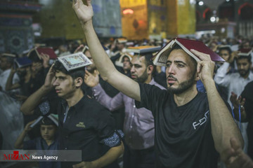 مراسم احیاء شب نوزدهم ماه رمضان در حرم علوی