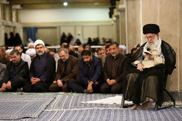 مراسم سوگواری مولای متقیان امام علی(ع) در حضور رهبر معظم انقلاب اسلامی
