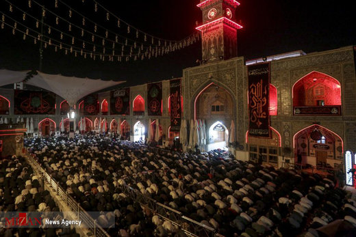 مراسم احیاء شب نوزدهم ماه رمضان در حرم علوی