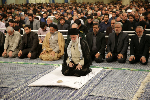 مراسم سوگواری مولای متقیان امام علی(ع) در حضور رهبر معظم انقلاب اسلامی