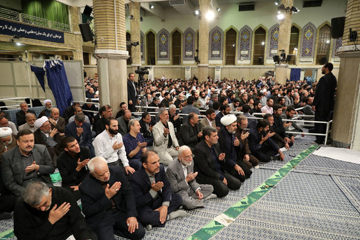 مراسم سوگواری مولای متقیان امام علی(ع) در حضور رهبر معظم انقلاب اسلامی