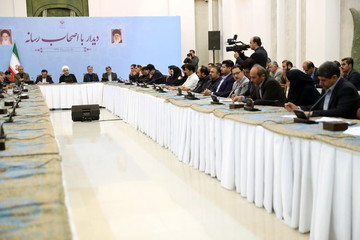 دیدار رئیس‌جمهور با اصحاب رسانه