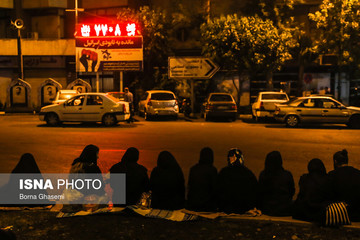مراسم احیای شب بیست و یکم ماه رمضان در میدان فلسطین