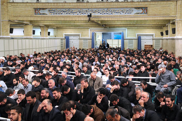 مراسم سوگواری شهادت حضرت امیرالمؤمنین علیه‌السلام  با حضور رهبر معظم انقلاب اسلامی