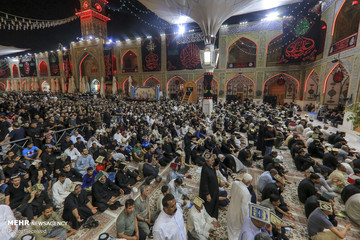 مراسم احیای شب بیست ویکم ماه مبارک رمضان در حرم امام علی(ع)