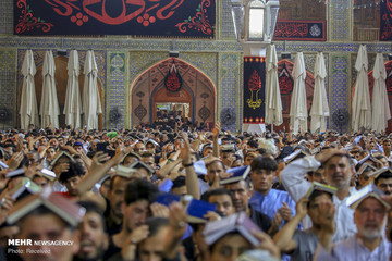مراسم احیای شب بیست ویکم ماه مبارک رمضان در حرم امام علی(ع)