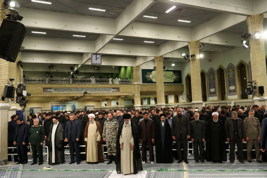 مراسم سوگواری شهادت حضرت امیرالمؤمنین علیه‌السلام  با حضور رهبر معظم انقلاب اسلامی