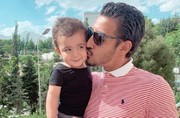 ببینید | دایو زدن رضا قوچان‌نژاد و پسرش در شهربازی به یاد دوران کودکی