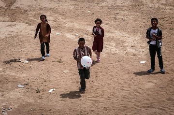 اردوگاه سیل‌زدگان یادمان ثامن‌الائمه در شهرستان حمیدیه خوزستان