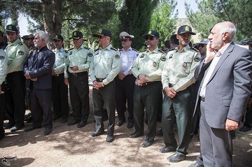تشییع پیکر شهید کورش حاجی‌ مرادی در کرمانشاه