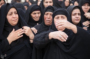 تشییع پیکر شهید کورش حاجی‌ مرادی در کرمانشاه