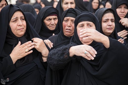 تشییع پیکر شهید کورش حاجی‌ مرادی در کرمانشاه