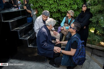 تشییع پیکر پرویز بهرام، دوبلور پیشکسوت
