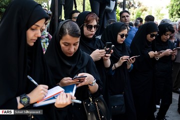 تشییع پیکر پرویز بهرام، دوبلور پیشکسوت