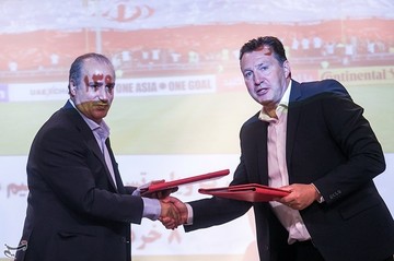 مراسم معارفه سرمربی جدید تیم ملی فوتبال