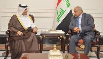 نخست‌وزیر عراق با امیر قطر دیدار کرد