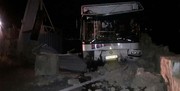 مصدومان تصادف اتوبوس در کرج مداوا شدند