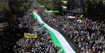آغاز راهپیمایی روز قدس با شعار «شکست معامله قرن و تثبیت آرمان فلسطین»/ مسیرهای ۱۰ گانه راهپیمایی در تهران