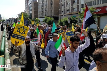 آغاز راهپیمایی روز جهانی قدس در تهران