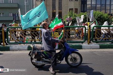 آغاز راهپیمایی روز جهانی قدس در تهران