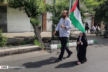 آغاز راهپیمایی روز جهانی قدس در تهران