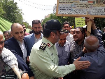 سردار اشتری در راهپیمایی روز قدس