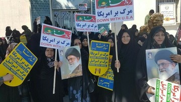 مردم خوزستان با تمام توان فریاد  «مرگ بر اسرائیل» سر دادند