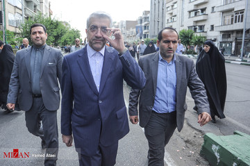 حضور مسئولین نظام در راهپیمایی روز جهانی قدس
