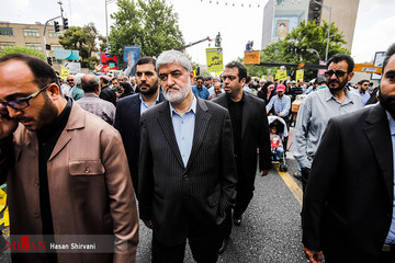 حضور مسئولین نظام در راهپیمایی روز جهانی قدس