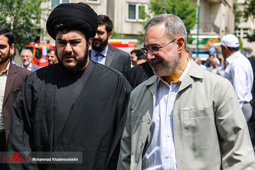 حضور مسئولین نظام در راهپیمایی روز جهانی قدس