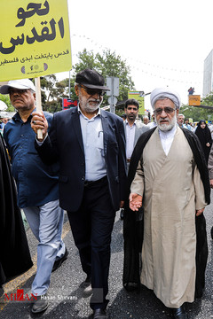 حضور مسئولین نظام در راهپیمایی روز جهانی قدس