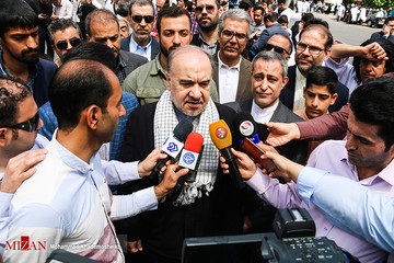 حضور مسئولین نظام در راهپیمایی روز جهانی قدس