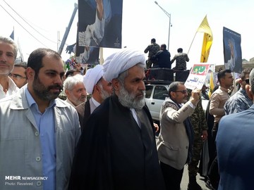 حضور مسئولین نظام در راهپیمایی روز جهانی قدس