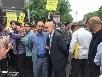 حضور مسئولین نظام در راهپیمایی روز جهانی قدس