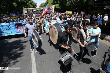 راهپیمایی روز جهانی قدس در آذربایجان شرقی