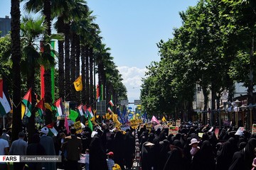 راهپیمایی روز جهانی قدس در گیلان