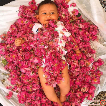 آیین گل غلتان، رسم دیرینه و جالب سمنانی‌ها برای نوزادان