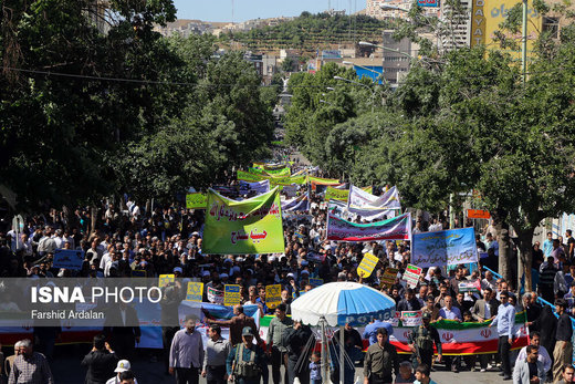 راهپیمایی روز جهانی قدس در سنندج