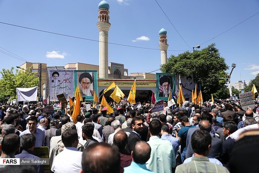 راهپیمایی روز جهانی قدس در آذربایجان شرقی