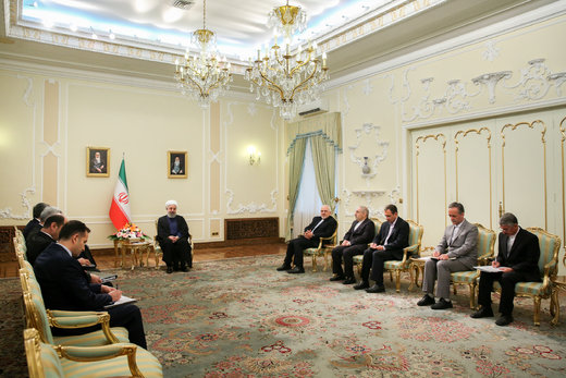 دیدار وزیر امور خارجه تاجیکستان با رئیس‌جمهور