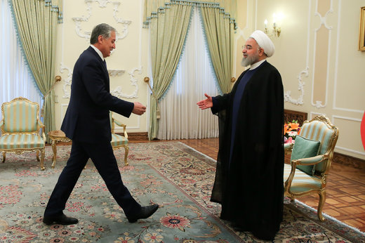 دیدار وزیر امور خارجه تاجیکستان با رئیس‌جمهور