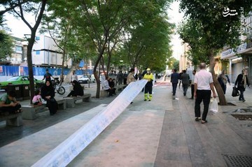 سفره افطار در بازار تهران